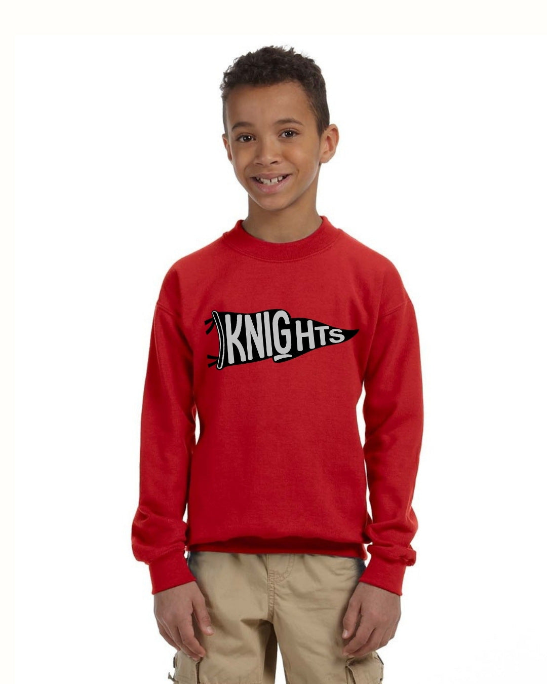 Red Pennant Crewneck Sweatshirt (Youth)