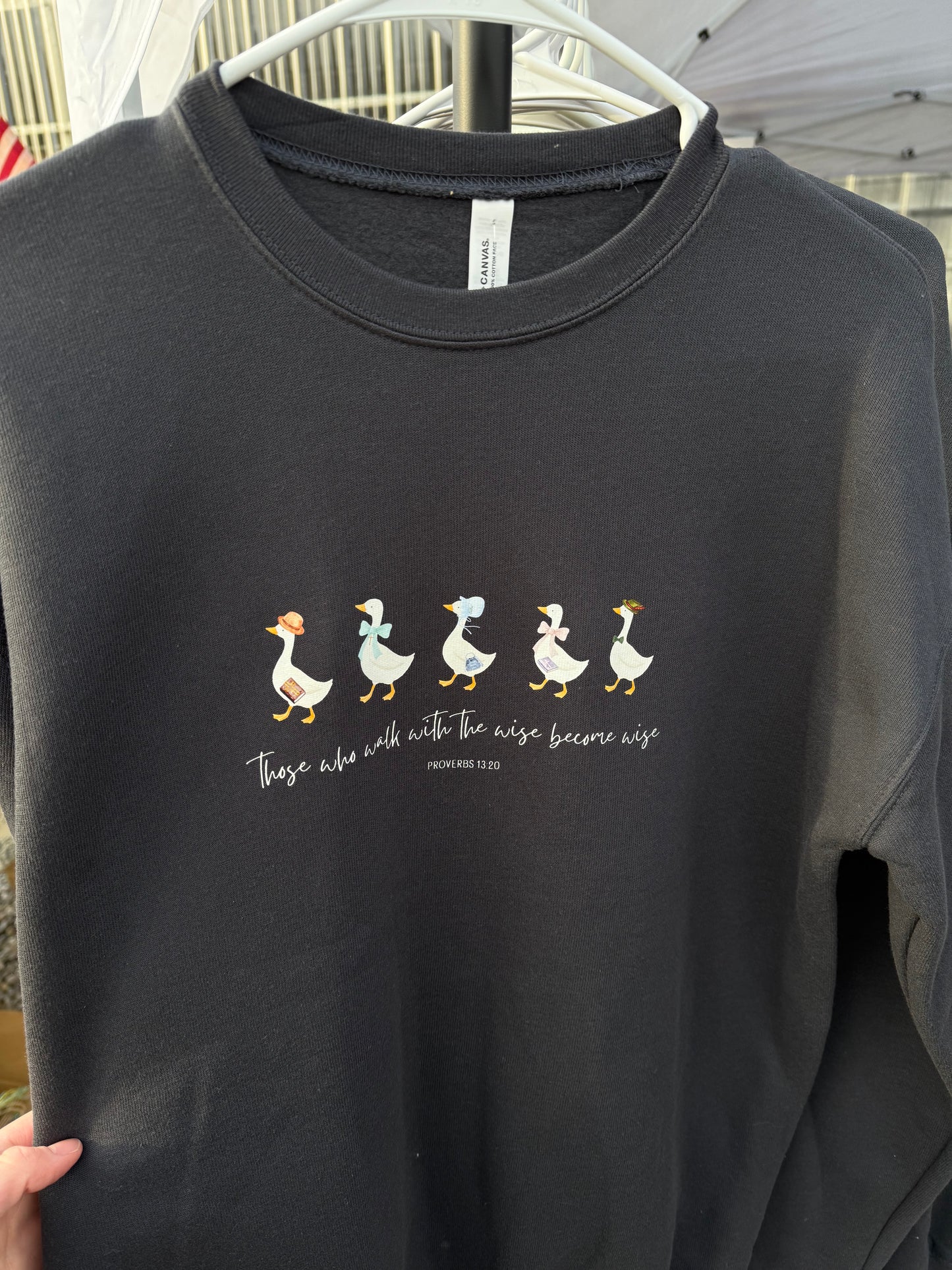 Proverbs 13:20 Goose Sweatshirt