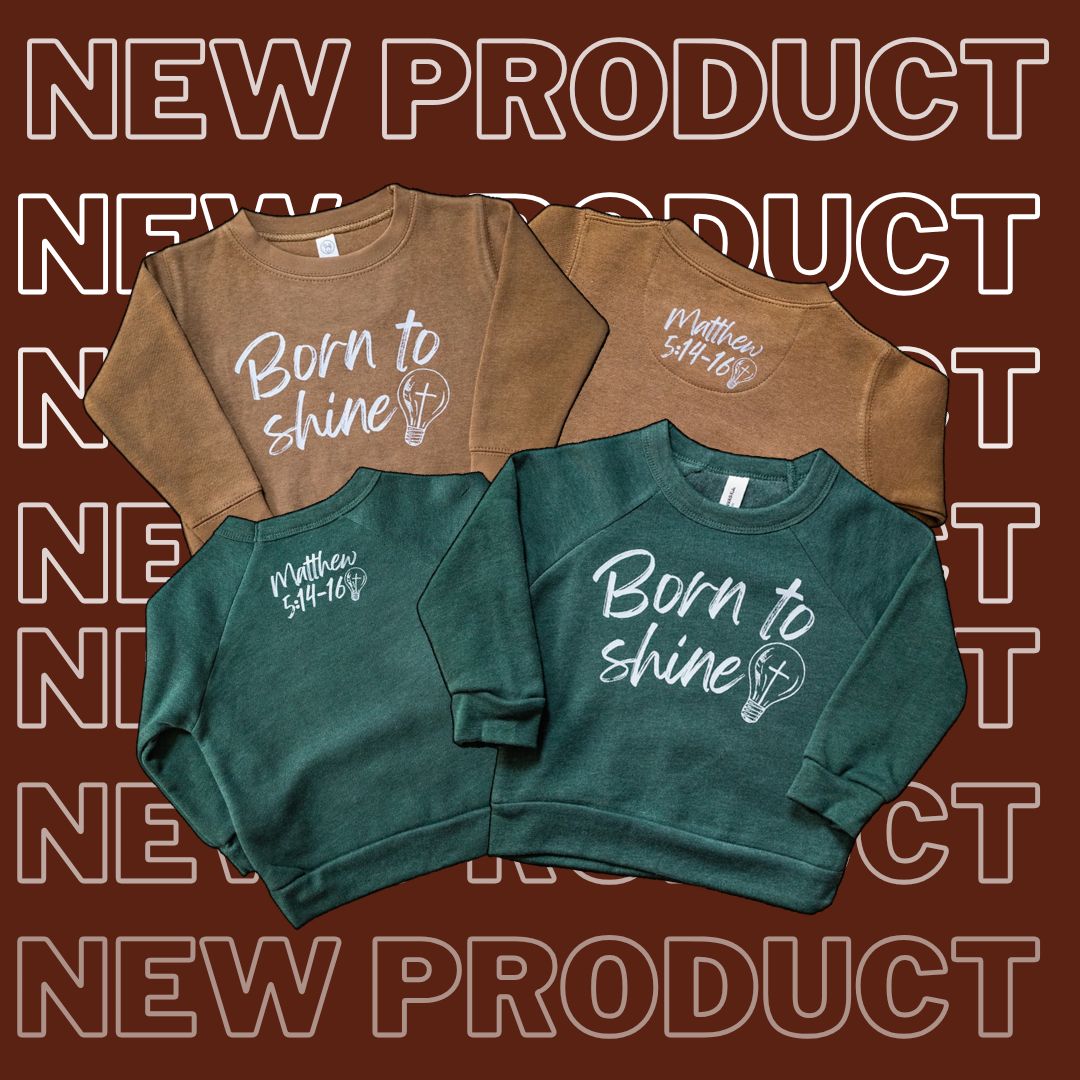 Born to Shine Kids Sweatshirt