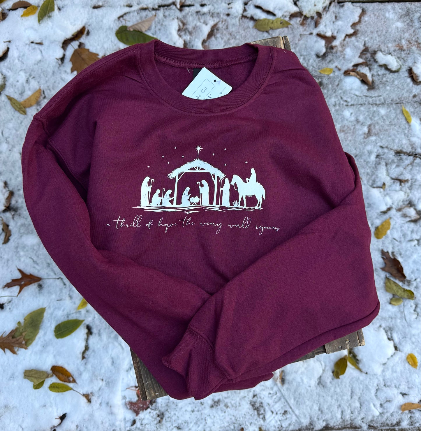 A Thrill of Hope - Maroon