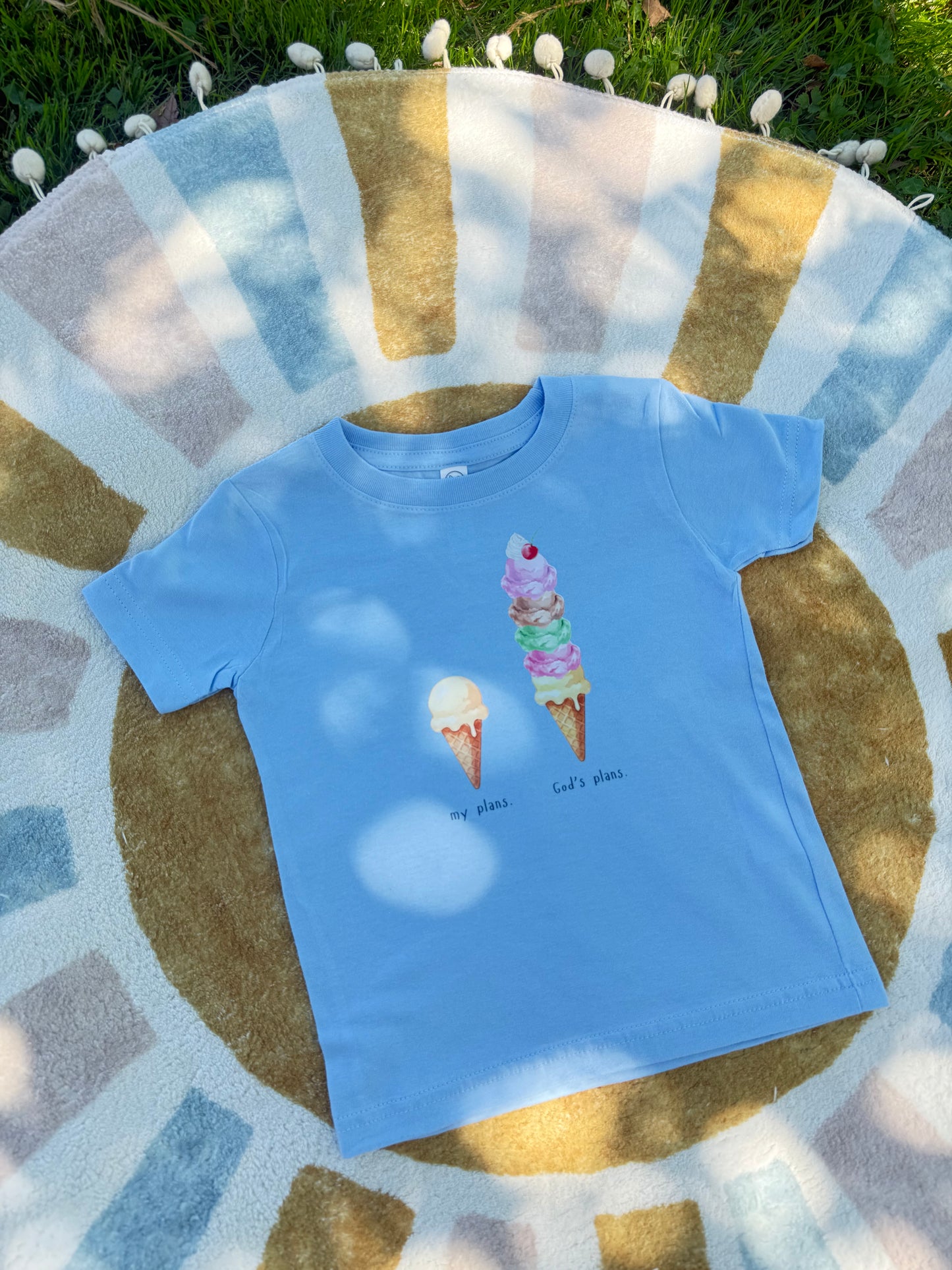 My Plans VS. God's Plans Ice Cream Kid’s Tee