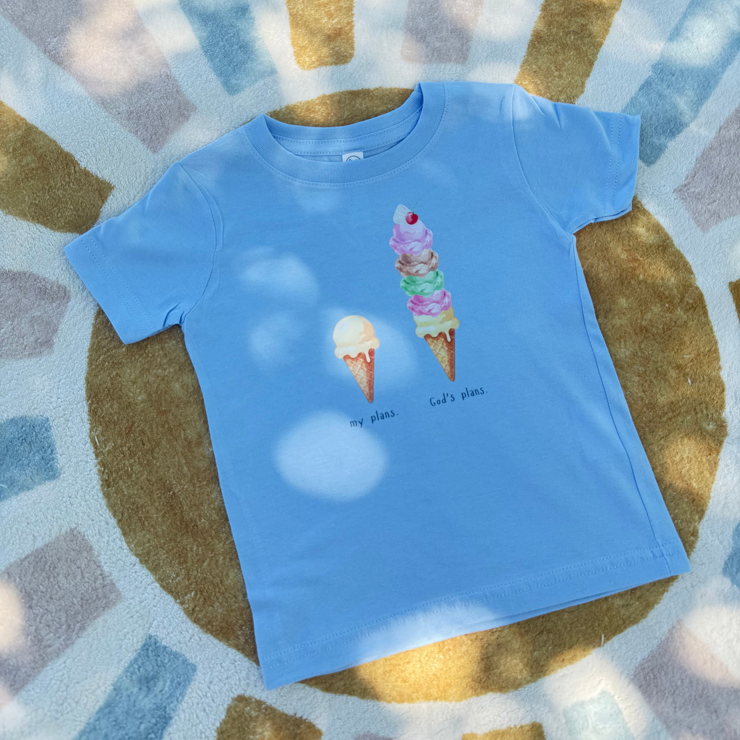 My Plans VS. God's Plans Ice Cream Kid’s Tee