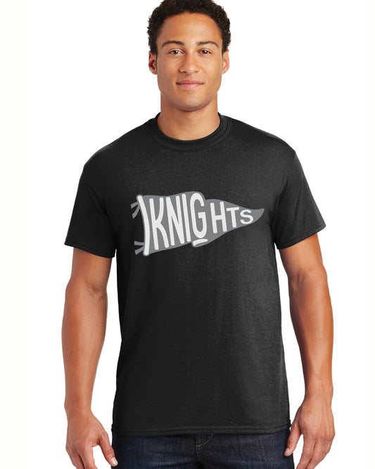 Black Pennant Tee (Adult Sizes)