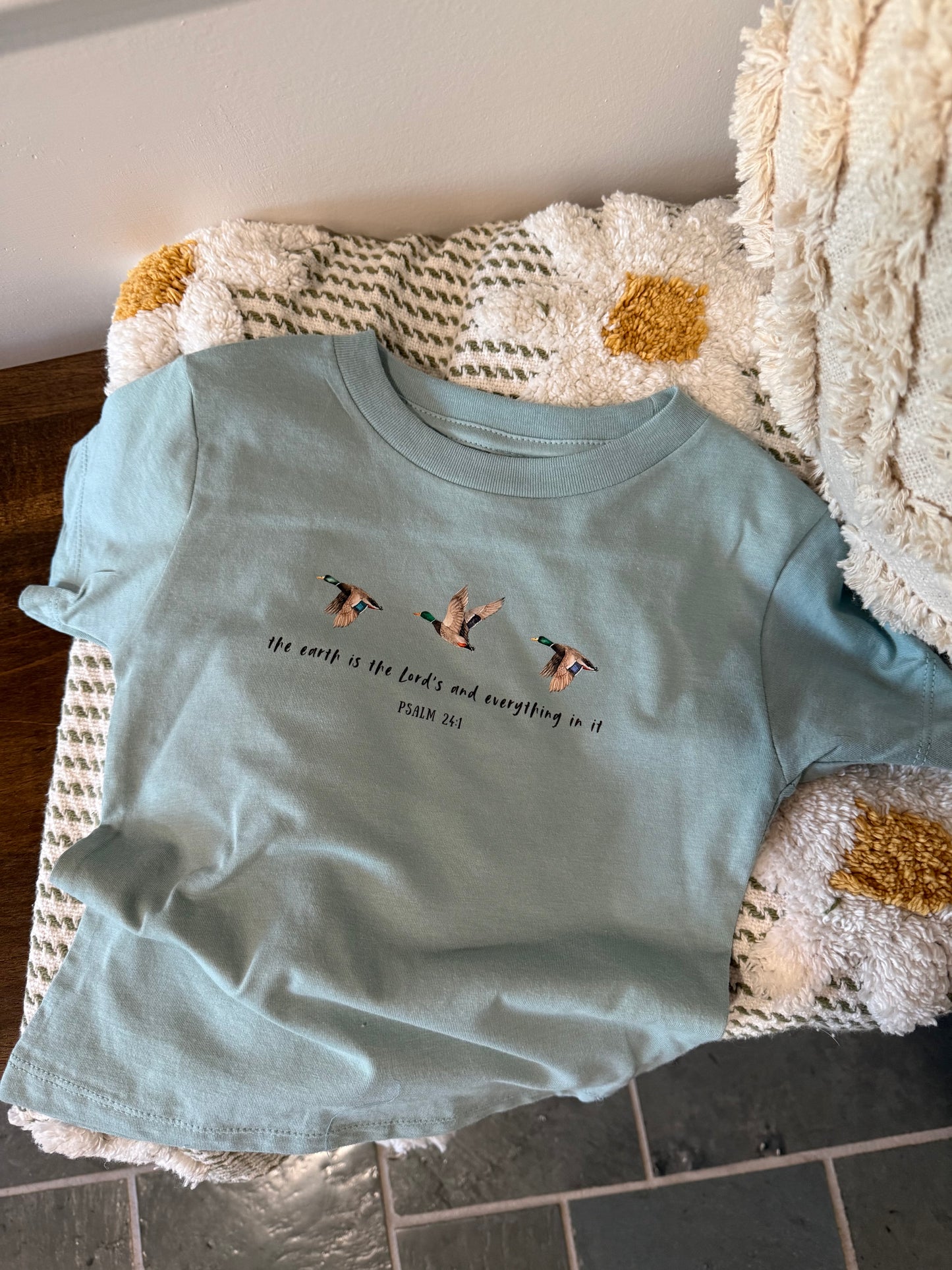 The Earth is the Lord's Psalm 24:1 Kid’s Tee