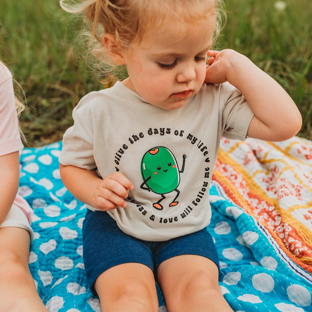 "Olive" Psalm 23:6 Kids Tee