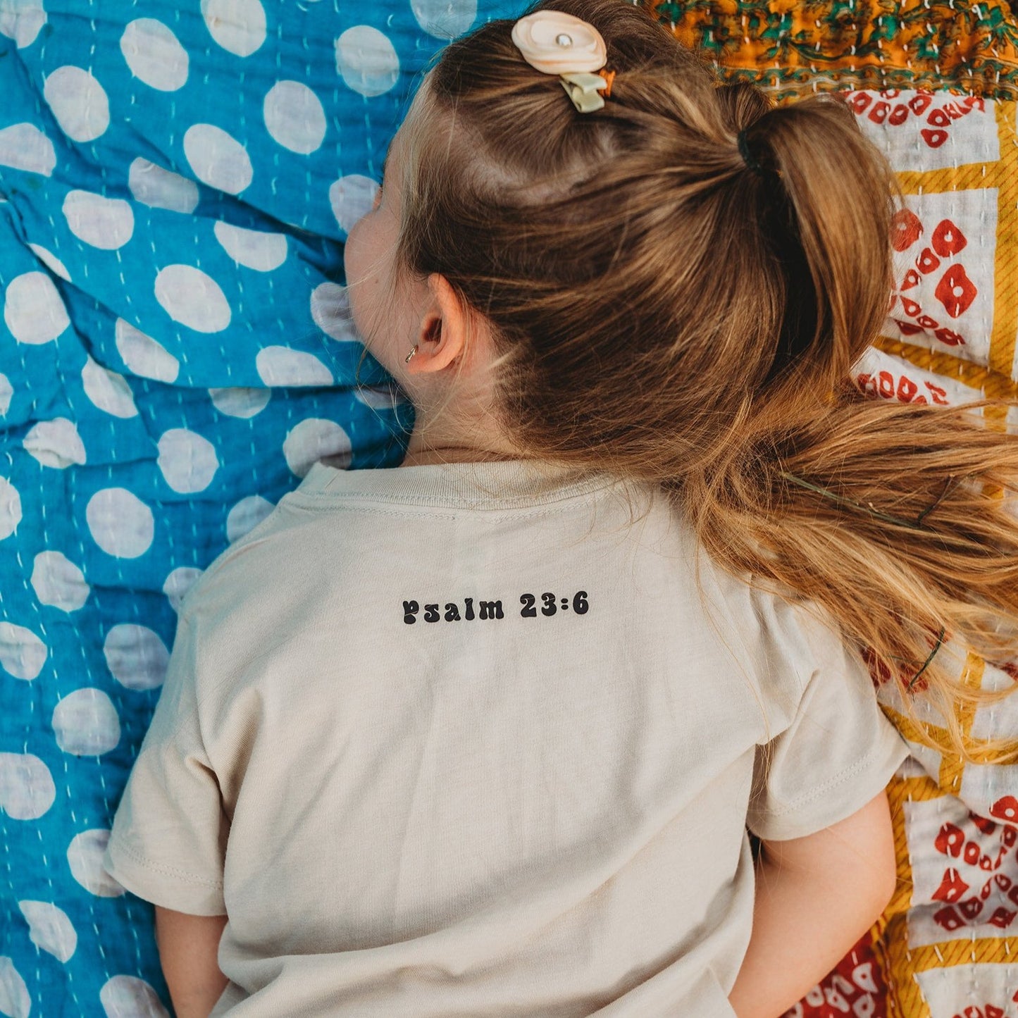 "Olive" Psalm 23:6 Kids Tee