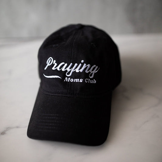 Praying Moms Club Hat - Black