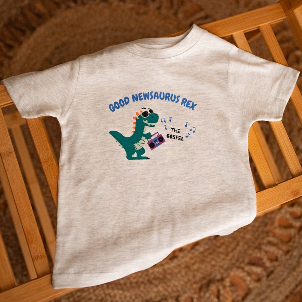 Good Newsaurus Rex Kids Tee