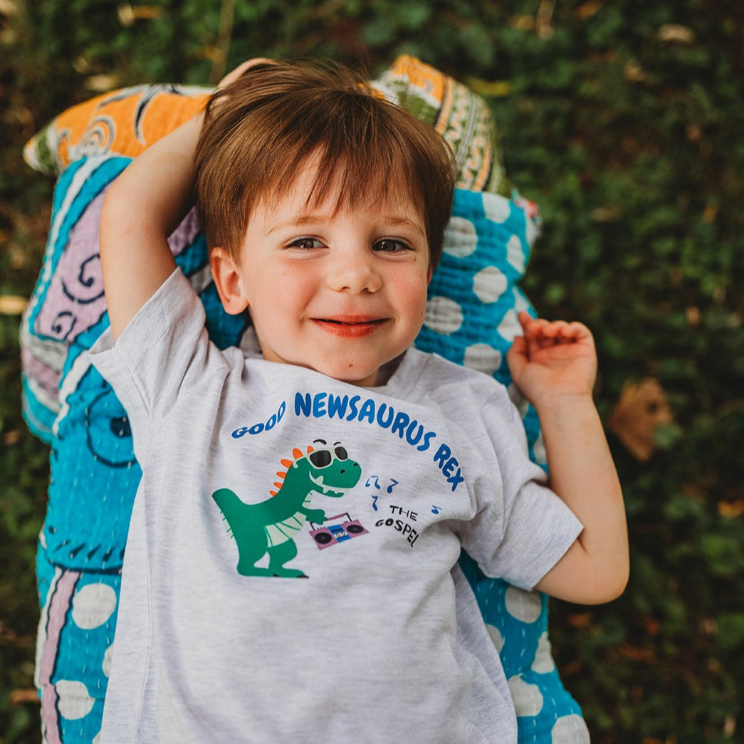 Good Newsaurus Rex Kids Tee