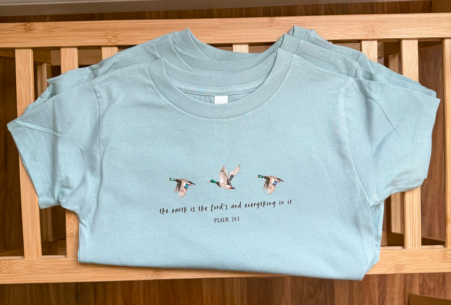 The Earth is the Lord's Psalm 24:1 Kid’s Tee