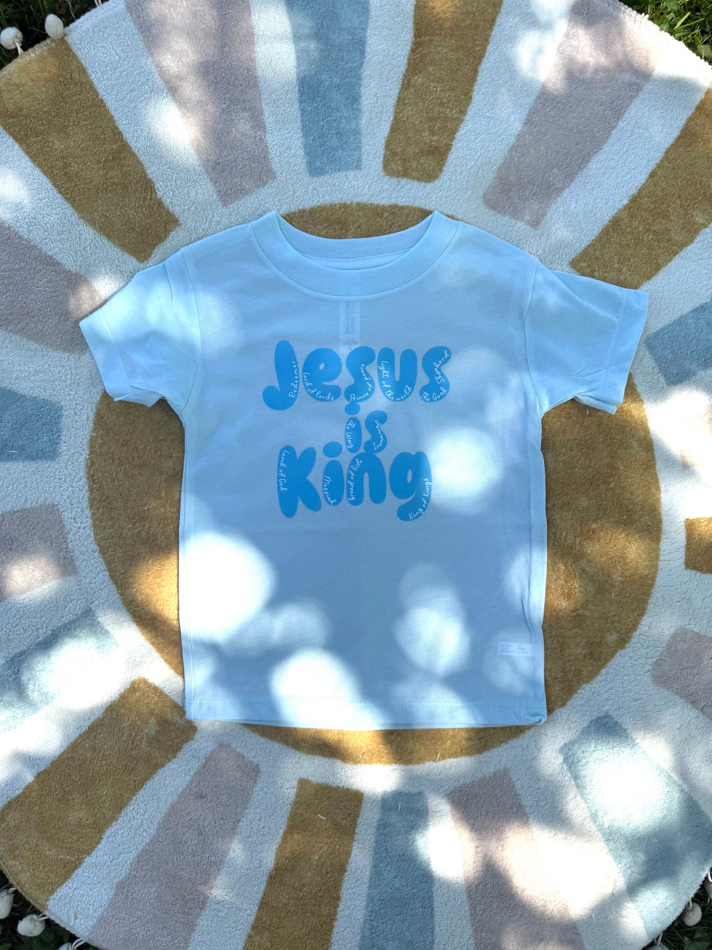 Jesus Is King - Light Blue