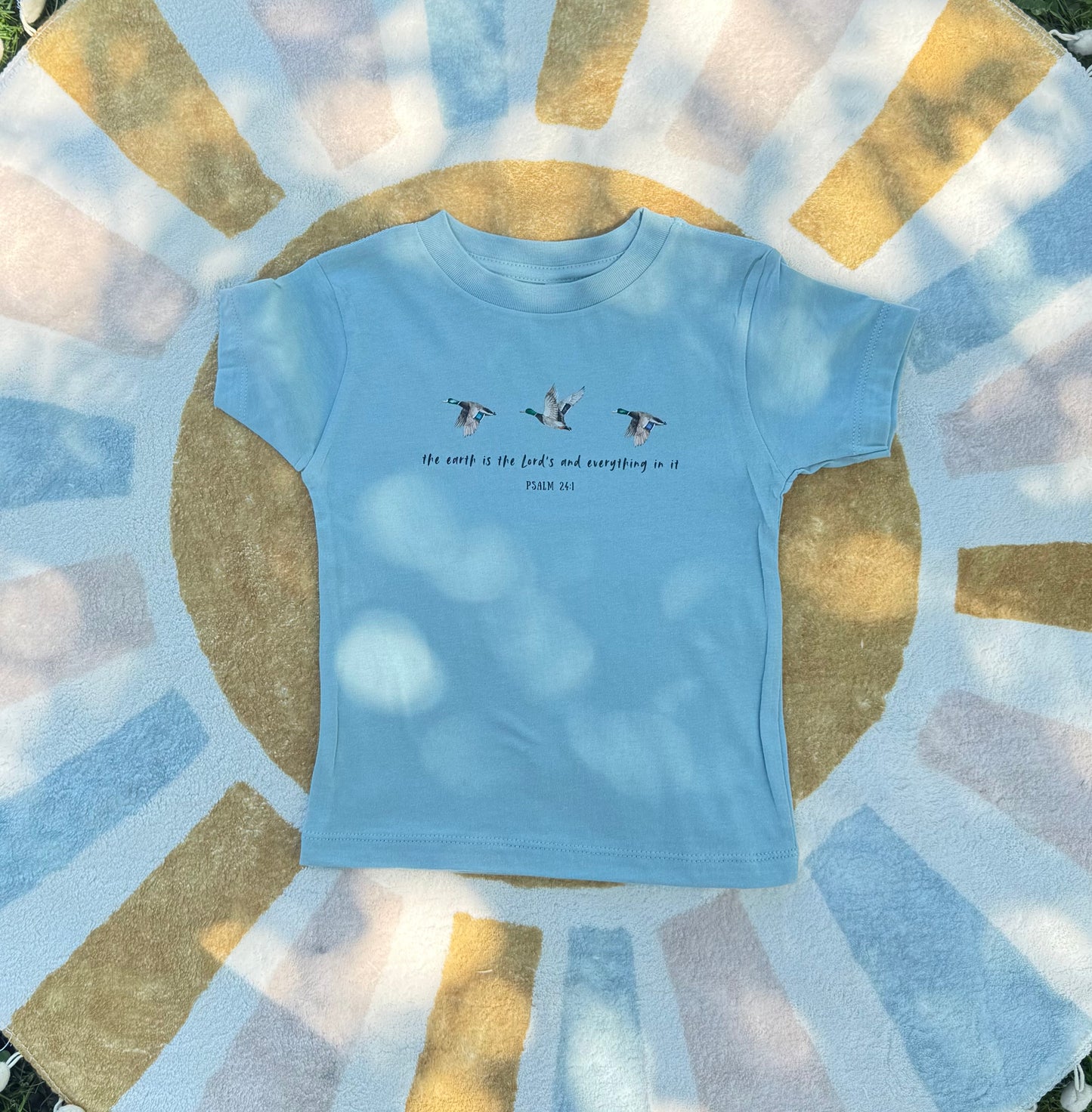 The Earth is the Lord's Psalm 24:1 Kid’s Tee