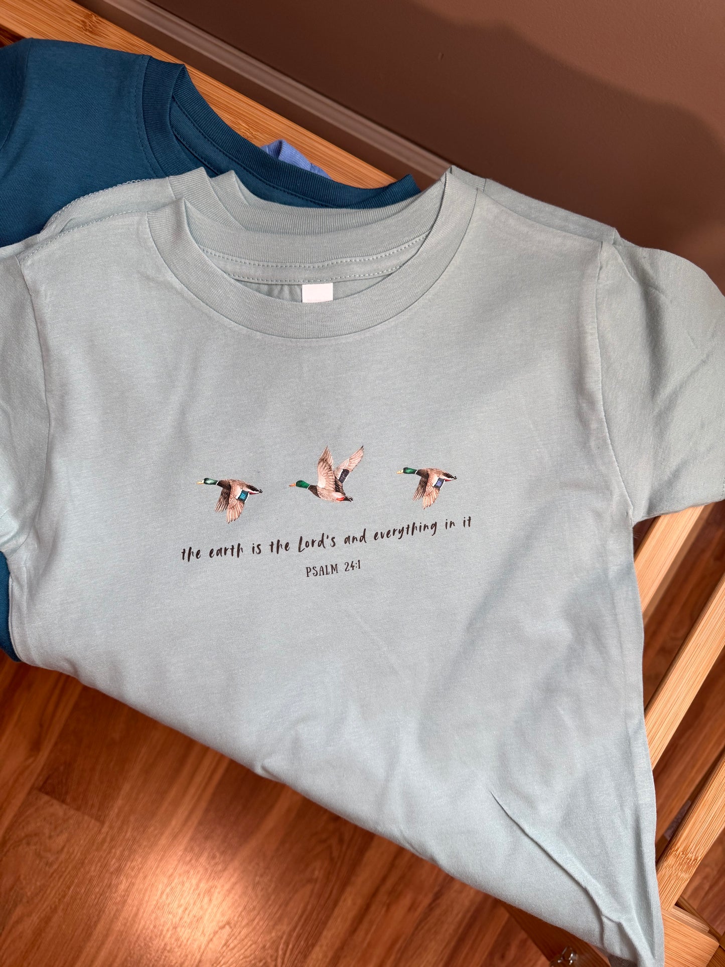 The Earth is the Lord's Psalm 24:1 Kid’s Tee