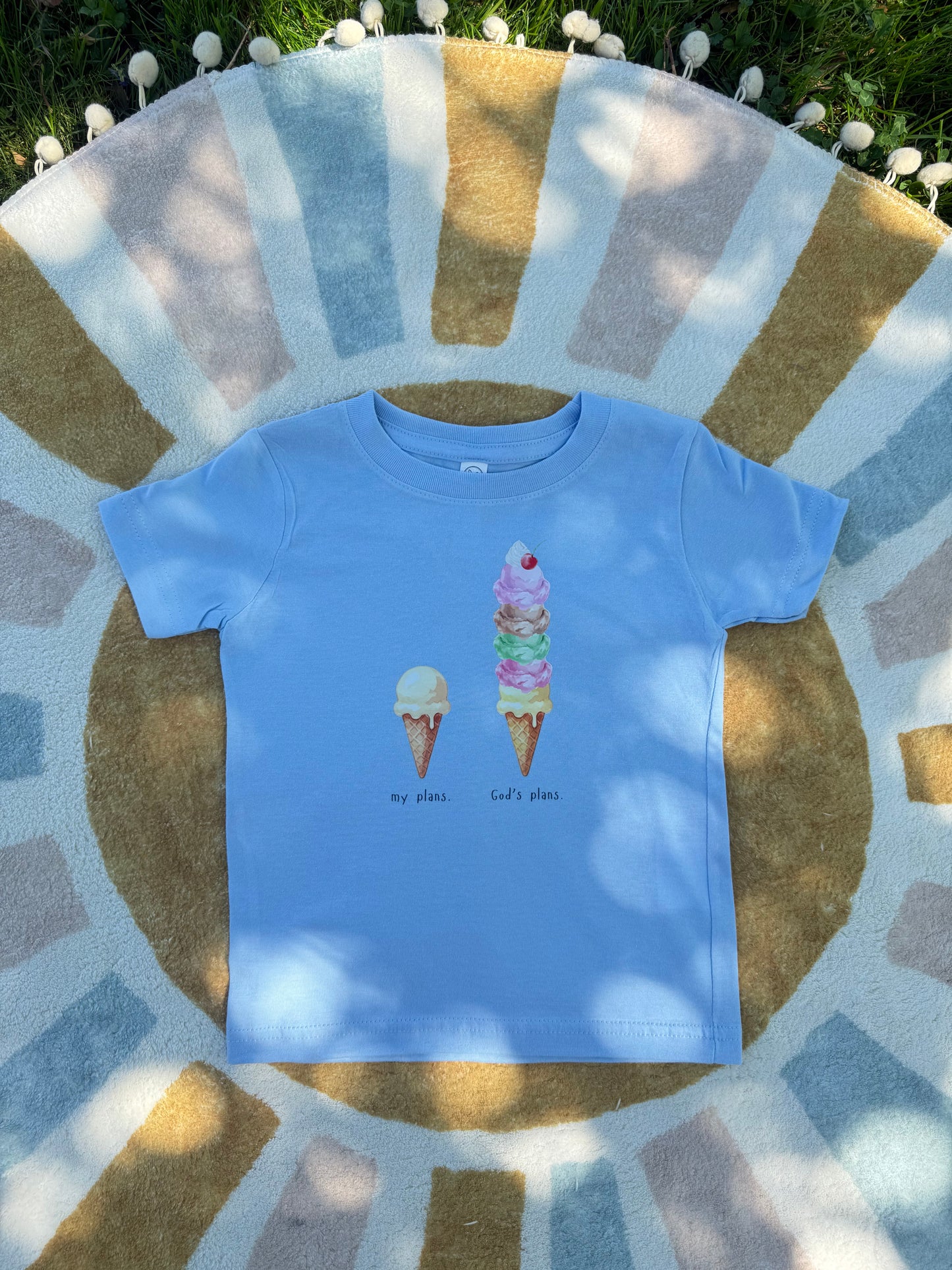 My Plans VS. God's Plans Ice Cream Kid’s Tee