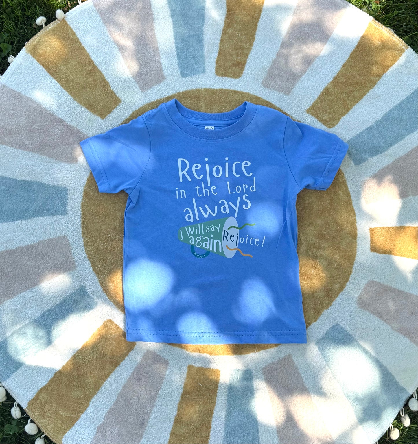 Rejoice - Phil. 4:4 Kids Tee