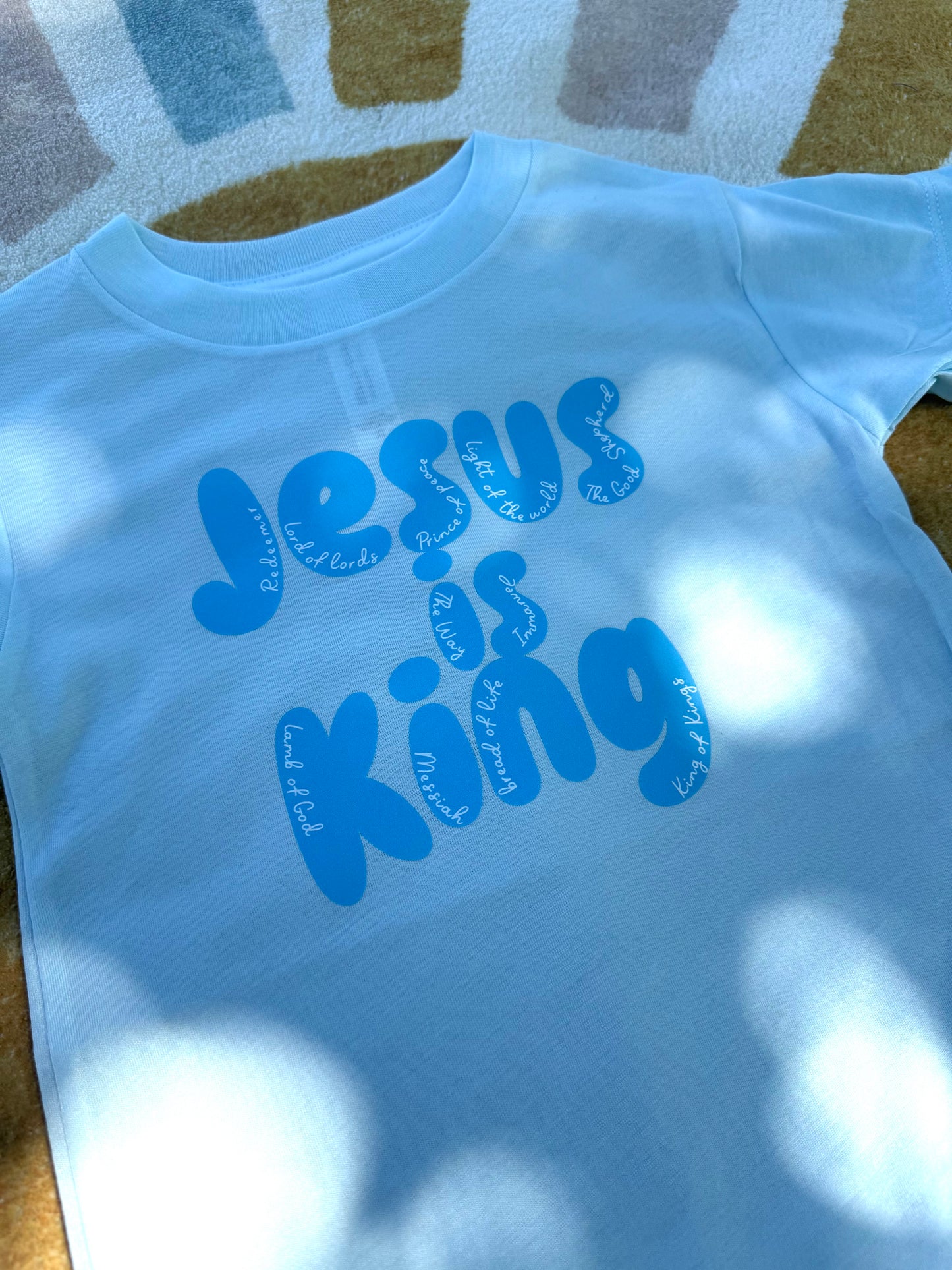 Jesus Is King - Light Blue