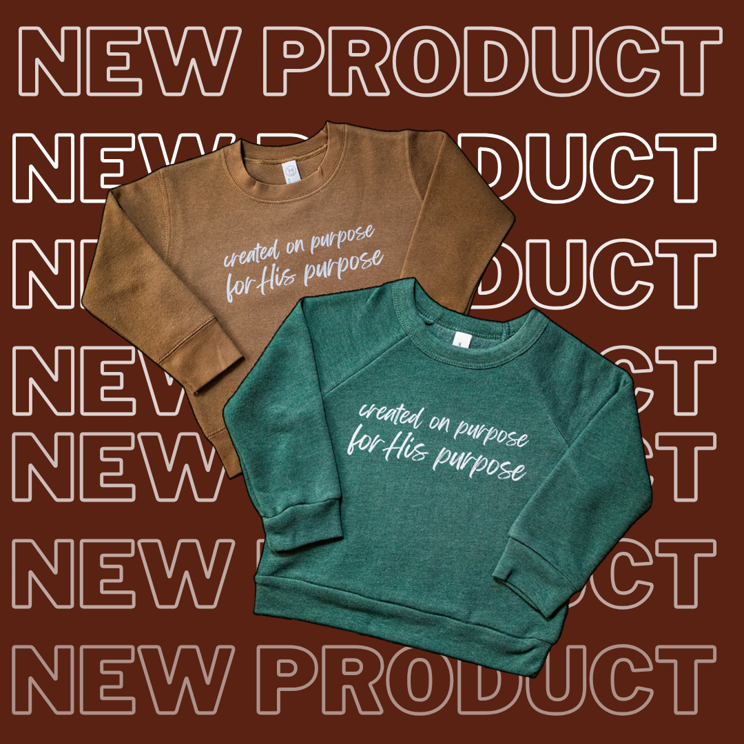 Created on Purpose Kids Sweatshirt