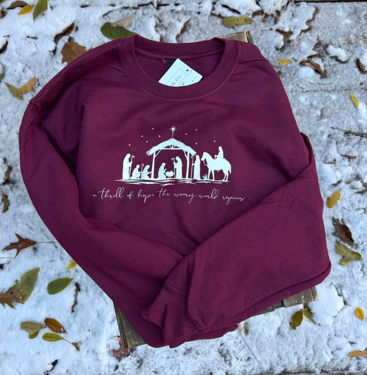 A Thrill of Hope - Maroon