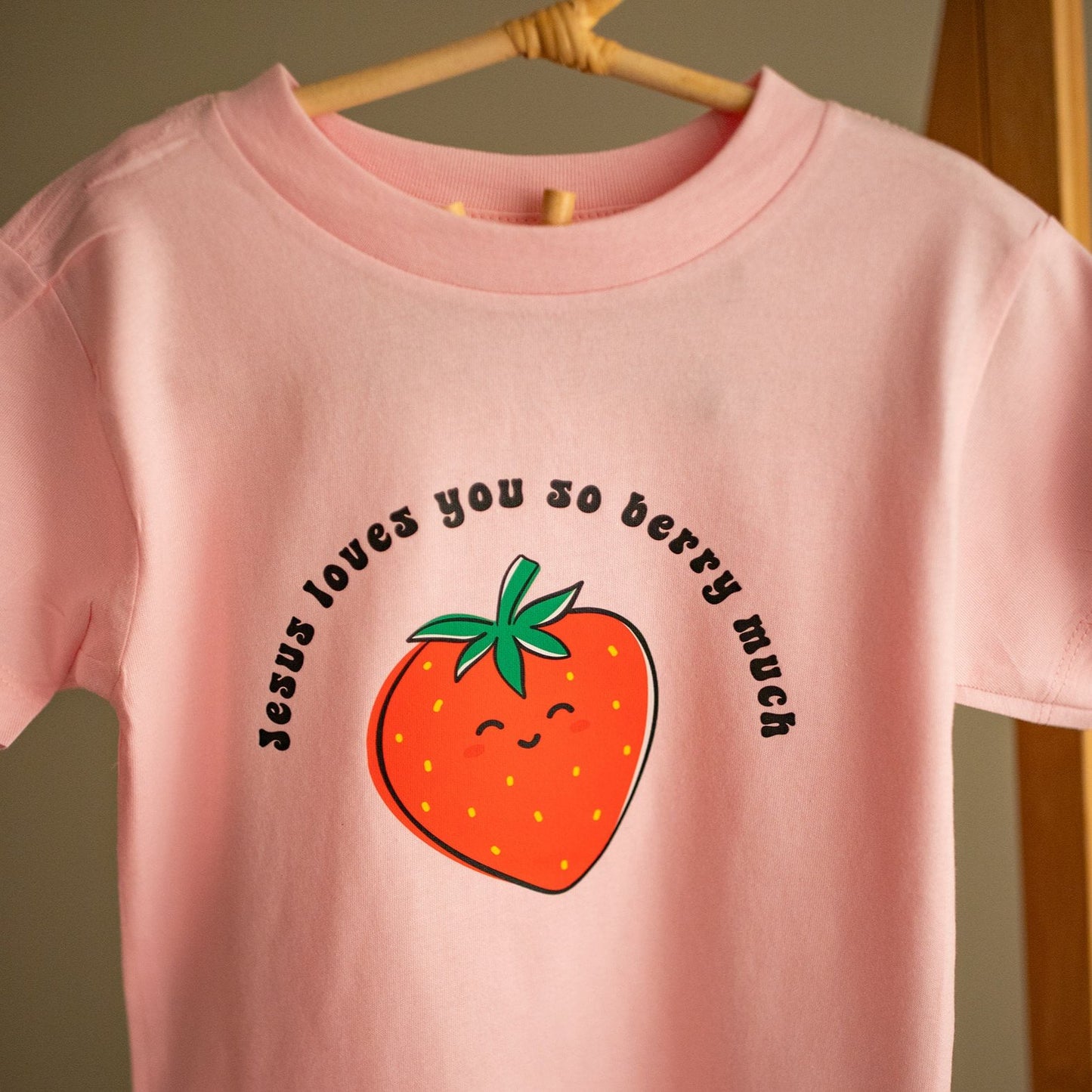 Jesus Loves You Berry Much Kids Tee