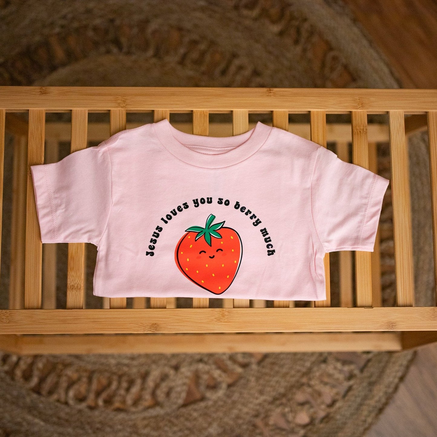 Jesus Loves You Berry Much Kids Tee