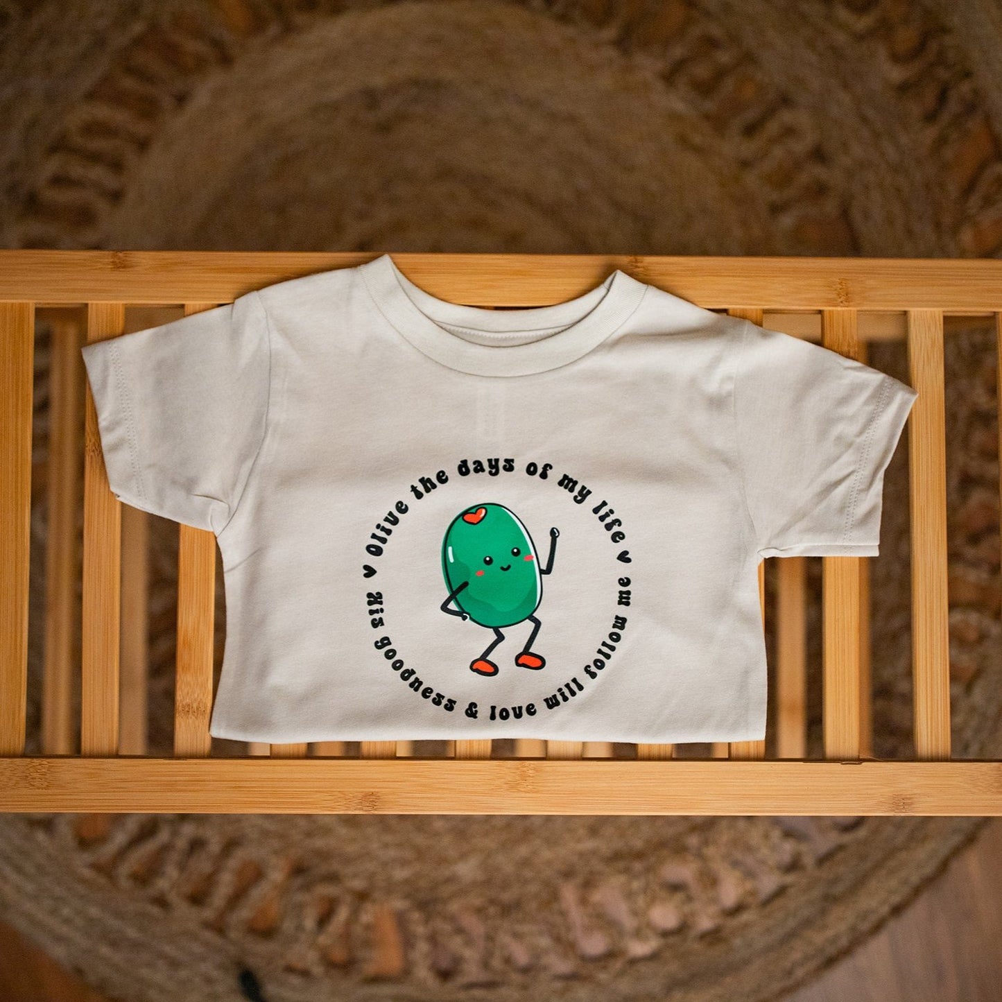 "Olive" Psalm 23:6 Kids Tee