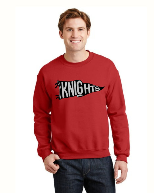 Red Pennant Crewneck Sweatshirt (Adult Sizes)